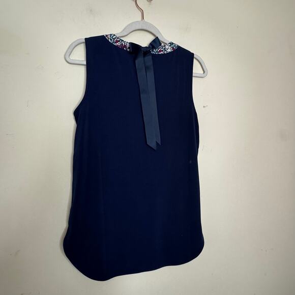 41 Hawthorn Clearwater Mixed Material Sleeveless Blouse Multicolor NWT Small - Picture 4 of 7